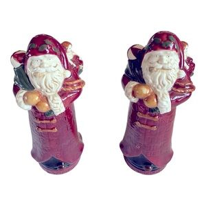Santa Ceramic Salt & Pepper Shakers